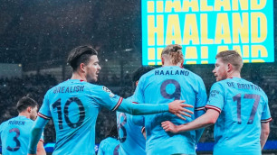 Пять голов Холанда помогли "Манчестер Сити" разгромить "Лейпциг" 7:0 и выйти в четвертьфинал Лиги чемпионов