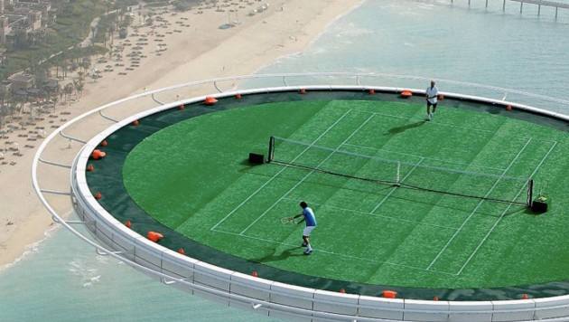 Легендарный матч Федерера и Агасси на вертолетной площадке в Дубае. Как это было