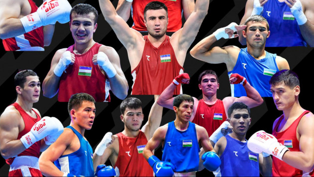 Олимпийские чемпионы и другие. Узбекистан объявил состав на ЧМ-2023 по боксу с участием Казахстана