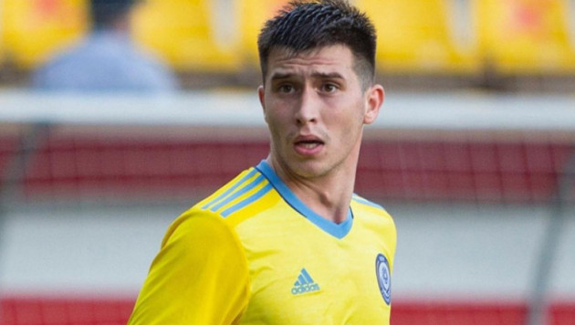 23-летний нападающий из Казахстана сыграл матч за команду европейского чемпионата