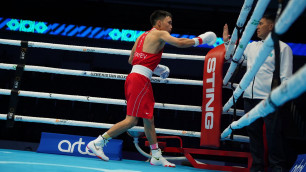 Полное видео боя, или как призер ЧА из Казахстана победил профи-боксера на чемпионате мира