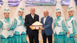 Президент ФИФА прибыл в Казахстан с официальным визитом