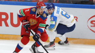 Прямая трансляция матча сборных Казахстана и России по хоккею в Астане