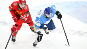 Разгромом завершился матч сборной Казахстана по хоккею