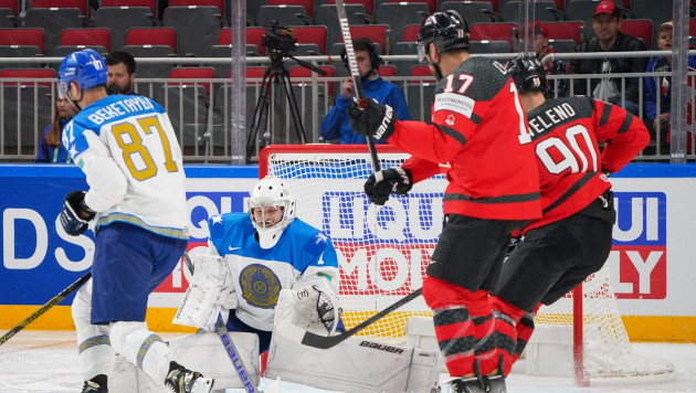 Казахстан потерпел поражение от Канады на ЧМ-2023 по хоккею