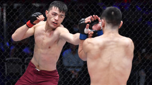 Казахский боец из Китая проиграл нокаутом в UFC