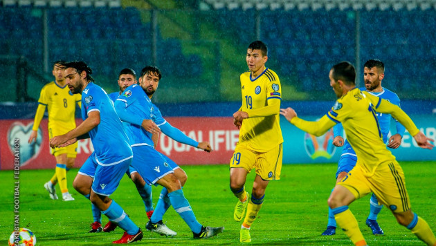 Видеообзор разгромной победы Казахстана над Сан-Марино в отборе на Евро-2024