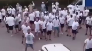 Появились подробности массовой драки с польскими фанатами в Шымкенте