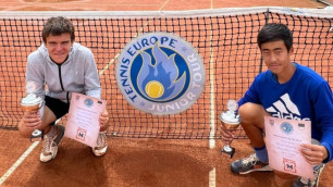 Казахстанские теннисисты-юниоры произвели фурор на турнире в Германии