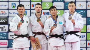 Казахстанский дзюдоист выиграл медаль на чемпионате мира в Загребе