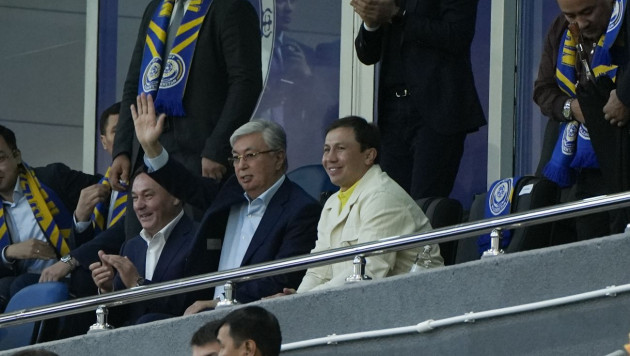 Президент Казахстана посетил матч Казахстана с Северной Ирландией в отборе на Евро-2024