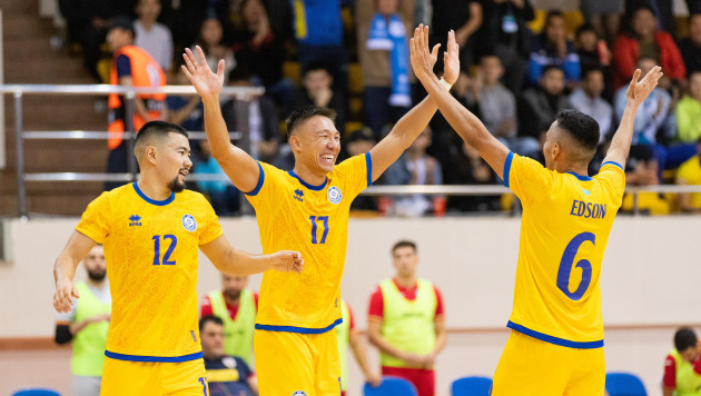 Казахстан одержал вторую победу в элитном раунде отбора на ЧМ-2024 по футзалу