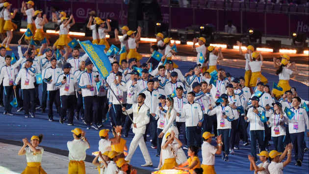 Казахстан принял участие в церемонии открытия летней Азиады