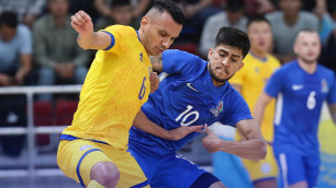 Казахстан отыгрался с 0:1 и выиграл третий матч в отборе ЧМ-2024 по футзалу