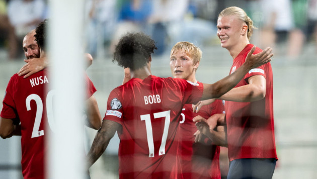 Дубль Холанда помог в разгромной победе Норвегии в отборе на Евро-2024