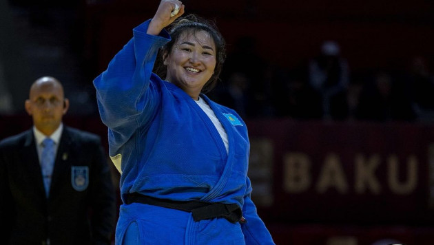 Казахстанка выиграла медаль Большого шлема по дзюдо