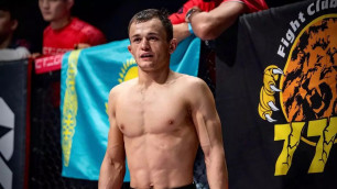 Нокаутом завершился бой претендента на попадание в UFC из Казахстана