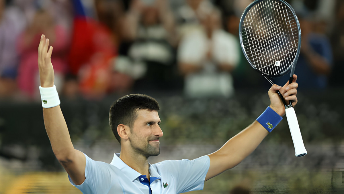 Неприличным счетом завершился матч Новака Джоковича на Australian Open