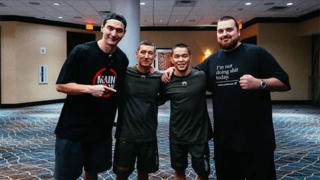 Нурлан Сабуров поддержал казахстанского бойца перед боем в UFC