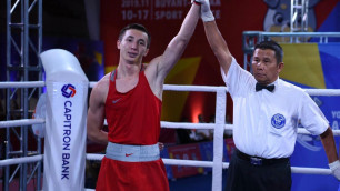 Казахстан победил Узбекистан в бою за золото турнира по боксу в Баку