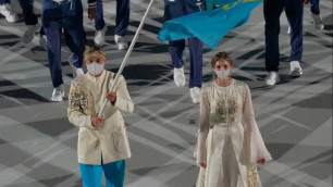 Костюмы казахстанских знаменосцев на Олимпиаде-2020 передали в Национальный музей