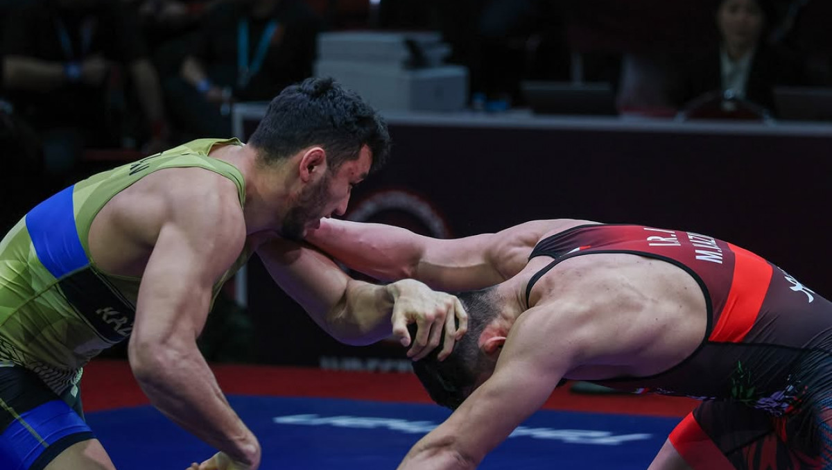 Ризабек Айтмухан стал финалистом чемпионата Азии по борьбе