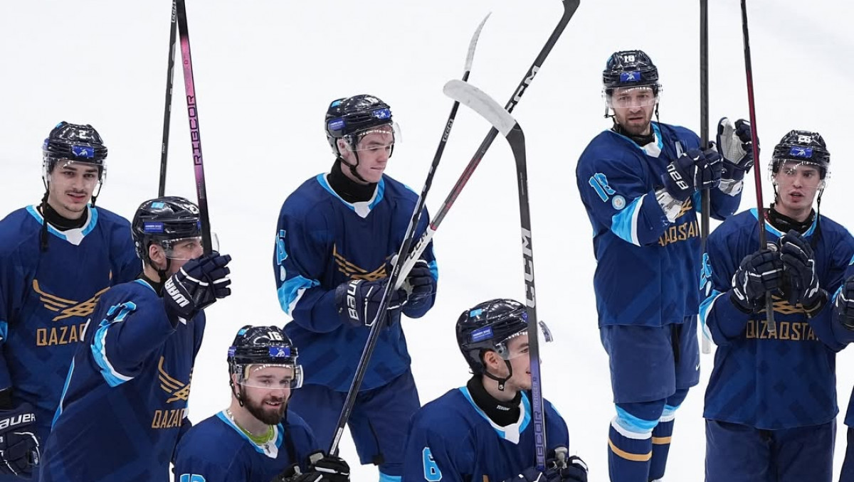 Казахстан забросил первую шайбу на ЧМ-2025 по хоккею