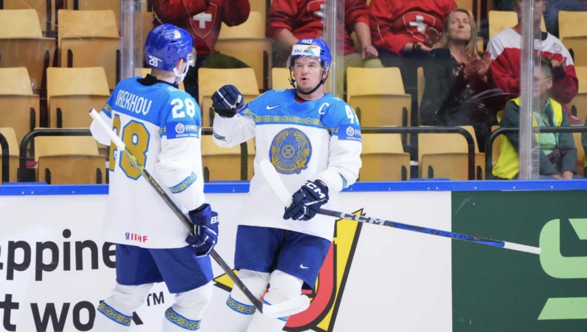 Прямая трансляция третьего матча Казахстана на ЧМ-2025 по хоккею