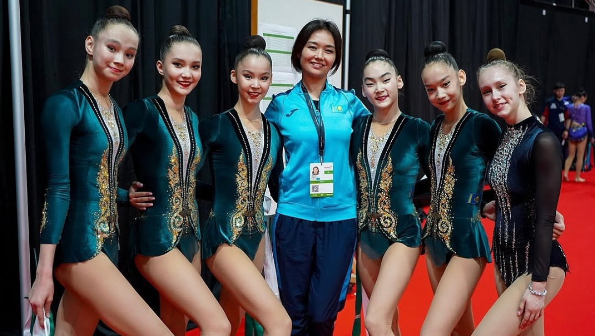 Казахстан обошел Узбекистан и выиграл золото ЧА по художественной гимнастике