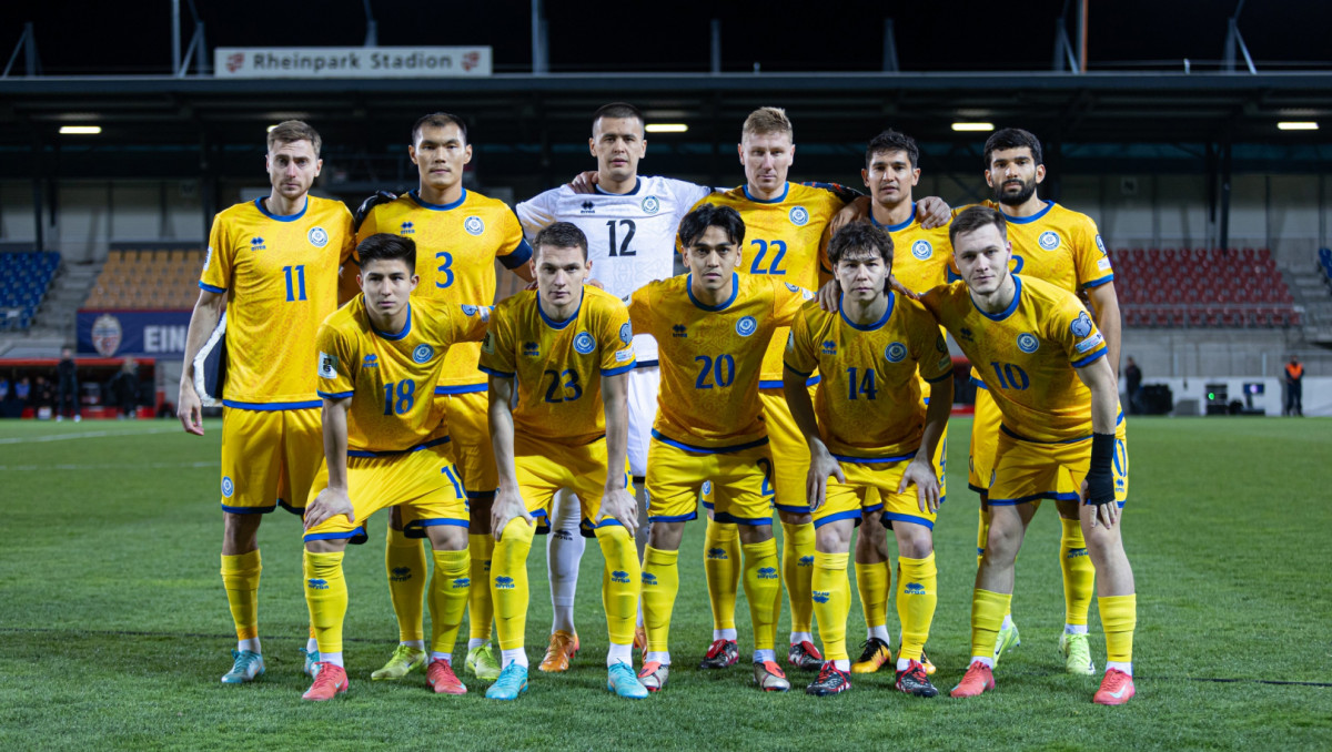 16-летний Сатпаев и "легионеры". Казахстан объявил состав на матч отбора ЧМ-2026 по футболу