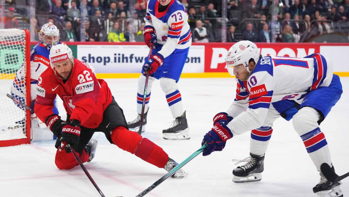 Чемпион мира по хоккею определился в овертайме матча Швейцария - США