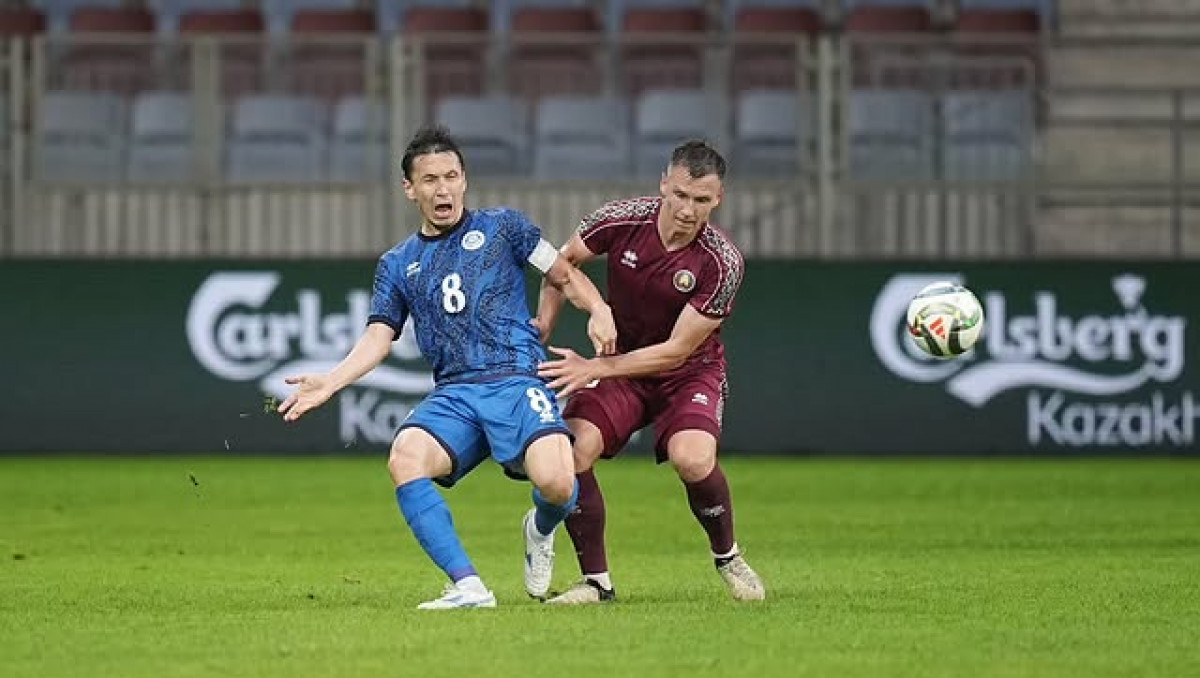 В матче Беларуси и Казахстана было забито пять голов