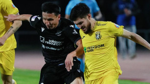 Асхат Тагыберген и Динмухамед Караман. Фото: ФК "Женис"©