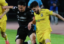 Асхат Тагыберген и Динмухамед Караман. Фото: ФК "Женис"©