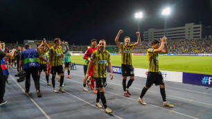 Футболисты "Кайрата". Фото: Болат Айтмолда©