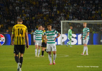 Эпизод матча "Кайрат" - "Селтик". Фото: Vesti.kz/Болат Айтмолда©