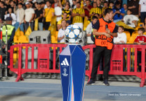 Мяч Лиги чемпионов 2025/26. Фото: Vesti.kz, Болат Айтмолда©