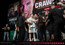 Битва взглядов Канело и Кроуфорда. ©instagram.com/canelo