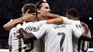 Игроки "Реала" празднуют гол. Фото: ФК "Реал Мадрид"©