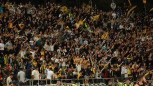 Фанаты "Кайрата". Фото: ФК "Кайрат", Данияр Ахметов©