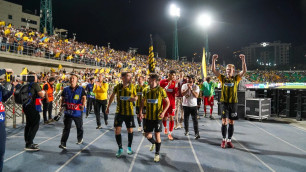 Футболисты "Кайрата". Фото: Vesti.kz/Болат Айтмолда©