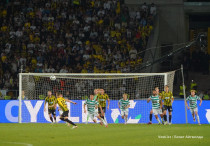 Эпизод матча "Кайрат" - "Селтик". Фото: Vesti.kz/Болат Айтмолда©