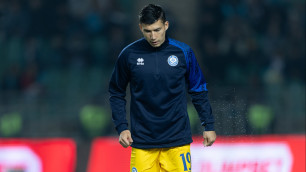 Бахтиёр Зайнутдинов в сборной Казахстана. Фото: КФФ©