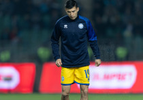 Бахтиёр Зайнутдинов в сборной Казахстана. Фото: КФФ©