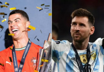 Криштиану Роналду (слева) и Лионель Месси (справа). ©instagram.com/portugal/copaamerica/