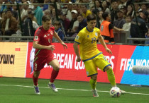 Дастан Сатпаев в атаке. ©Маржан Куандыкова