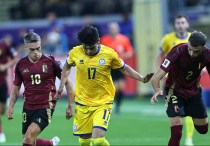 Матч Бельгия - Казахстан в рамках отбора к ЧМ-2026. ©КФФ