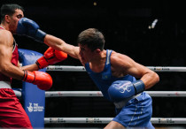 Торехан Сабырхан атакует соперника. ©КФБ