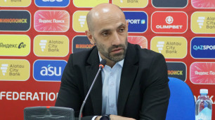 Али Алиев в сборной Казахстана. Фото: Vesti.kz, Маржан Куандыкова©