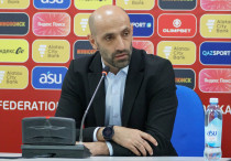 Али Алиев в сборной Казахстана. Фото: Vesti.kz, Маржан Куандыкова©